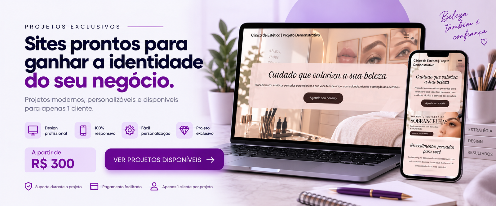 Site de estética