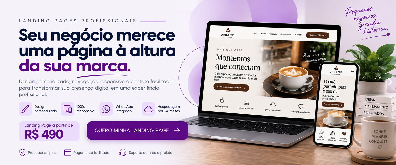 Sites a partir de R$490
